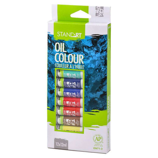 Picture of OIL COLOUR PAINT 12ML SET 12 PACK